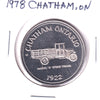 1978 Chatham, Ontario, Souvenir Dollar Trade Token: Model "S" Speed Truck