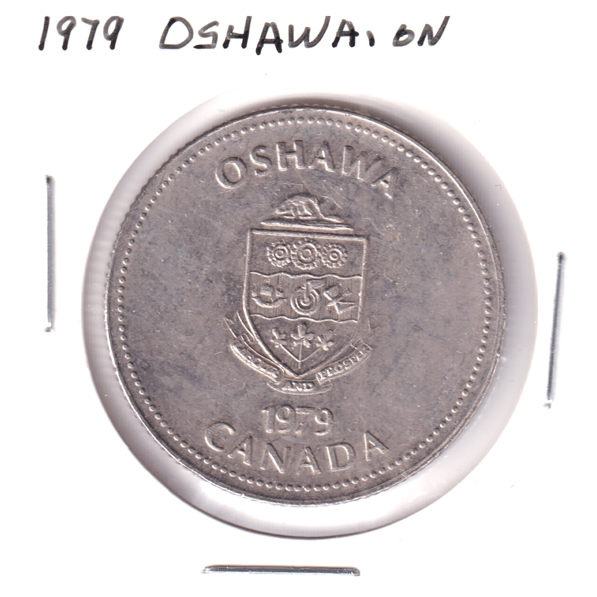 1979 Oshawa, Ontario, Souvenir Medallion: 1903 Oldsmobile Curved Dash Runabout