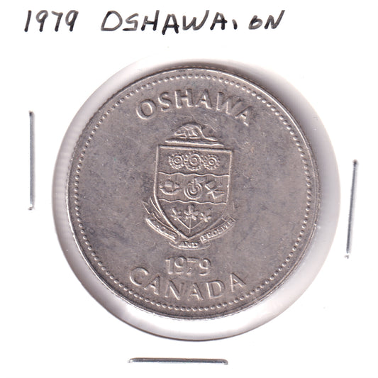 1979 Oshawa, Ontario, Souvenir Medallion: 1903 Oldsmobile Curved Dash Runabout
