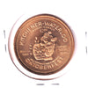 1989 Gold Plated K-W Oktoberfest $2 Trade Token: Bogenschuetzenfest 20th Anniversary