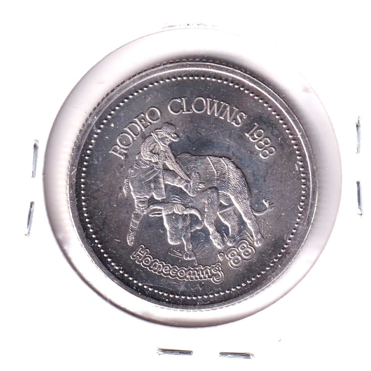 1988 Calgary Stampede Souvenir Dollar: Rodeo Clowns / Homecoming '88