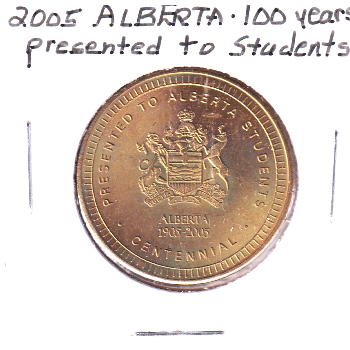 2005 Alberta Centennial Medallion Presented to Alberta's Students