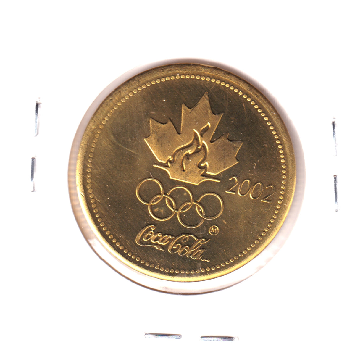 2002 Coca-Cola Canadian Olympic Men's Hockey Team Medallion: Owen Nolan (Some toning)