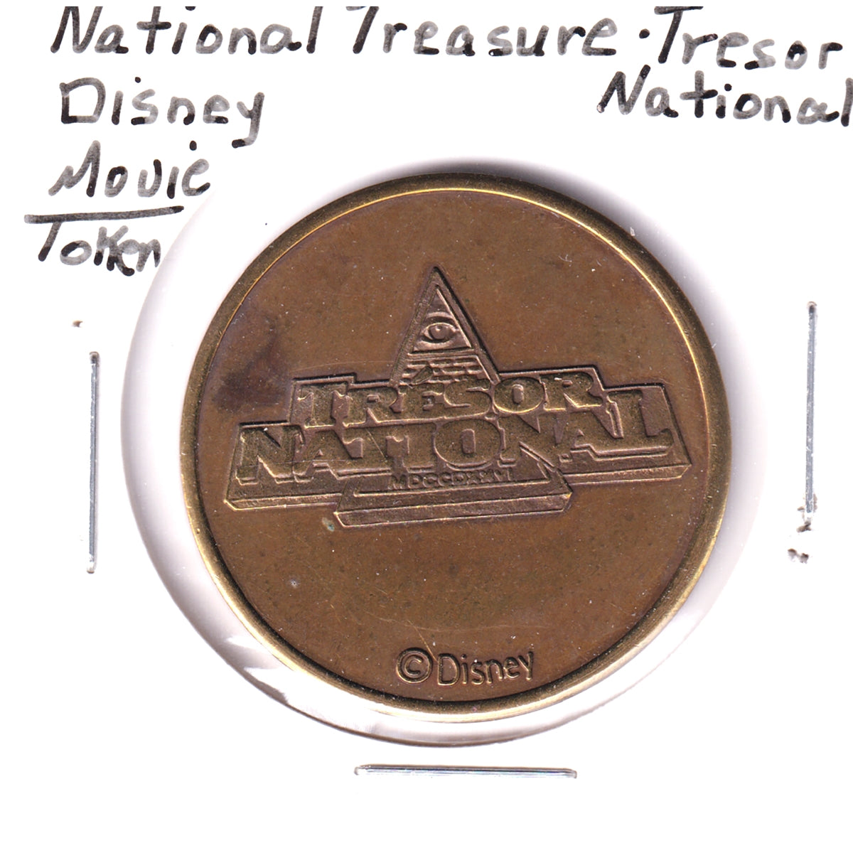 National Treasure Disney Movie Token