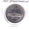1987 Stratford, ON, Trade Dollar Token: Stratford Festival Theatre, 1953-1987