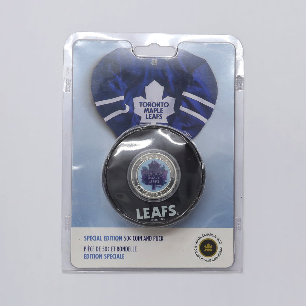 2009 Canada 50-cent Toronto Maple Leafs Hockey Coin Puck