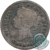 1858 Small Date Canada 5-cents G-VG (G6)
