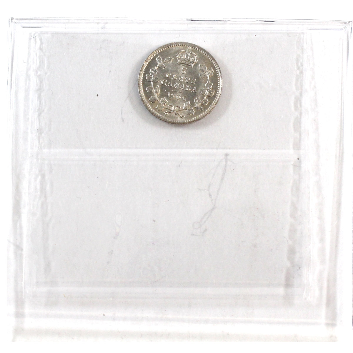 1906 Canada 5-cents ICCS Certified MS60