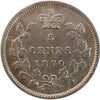1870 Narrow Rim Canada 5-cents Extra Fine (EF40) $