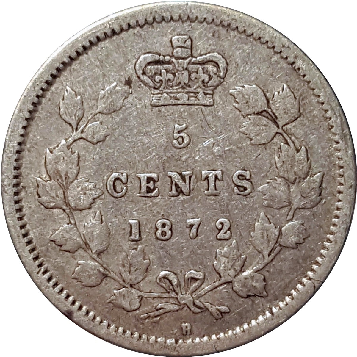 1872H Canada 5-cents Very Fine (VF20)
