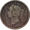 1874H Crosslet 4 Canada 5-cents Fine (F12) $