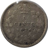 1874H Plain 4 Canada 5-cents Fine (F12)