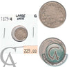 1875H Large Date Canada 5-cents Good (G4) $