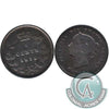 1875H Small Date Canada 5-cents Fine (F12) $