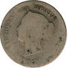 1880H Obv. 3 Canada 5-cents About Good (AG3)
