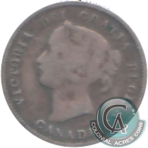 1881H Canada 5-cents Very Good (VG8)