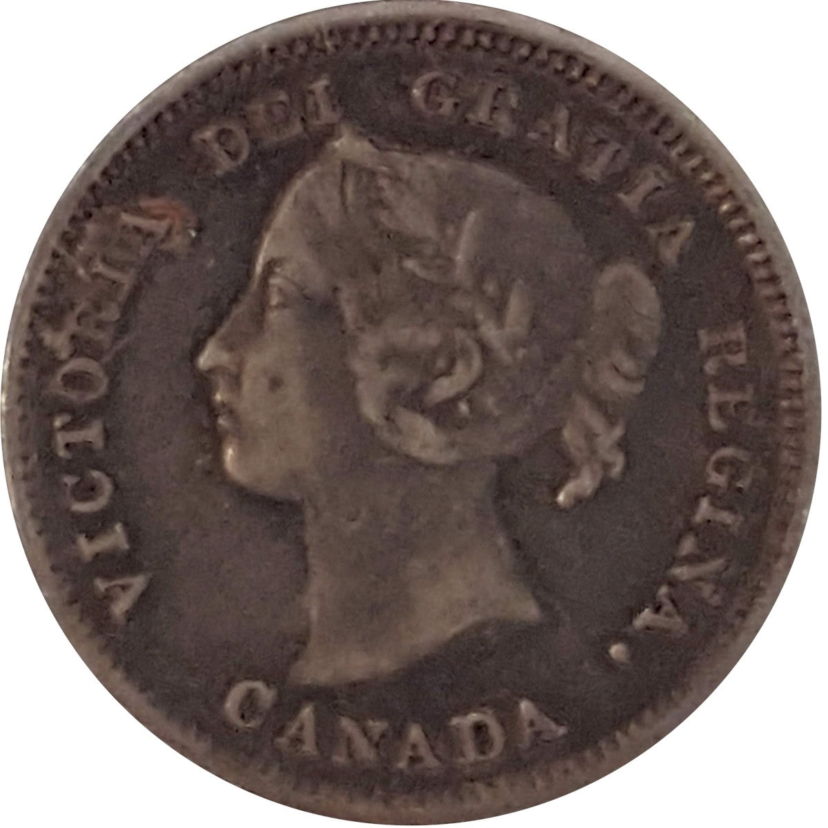 1882H Canada 5-cents VF-EF (VF30) $