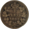 1883H Canada 5-cents Fine (F12)