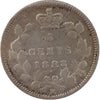 1883H Canada 5-cents F-VF (F15) $