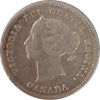 1883H Canada 5-cents F-VF (F15) $