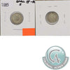 1885 Small 5 Canada 5-cents EF-AU (EF45) $