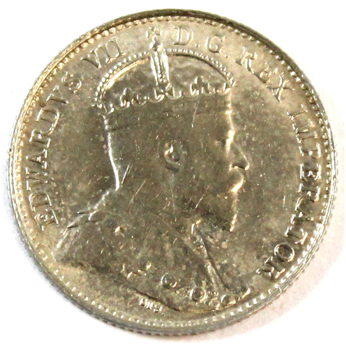 1903H Small H Canada 5-cents Almost Uncirculated (AU50)