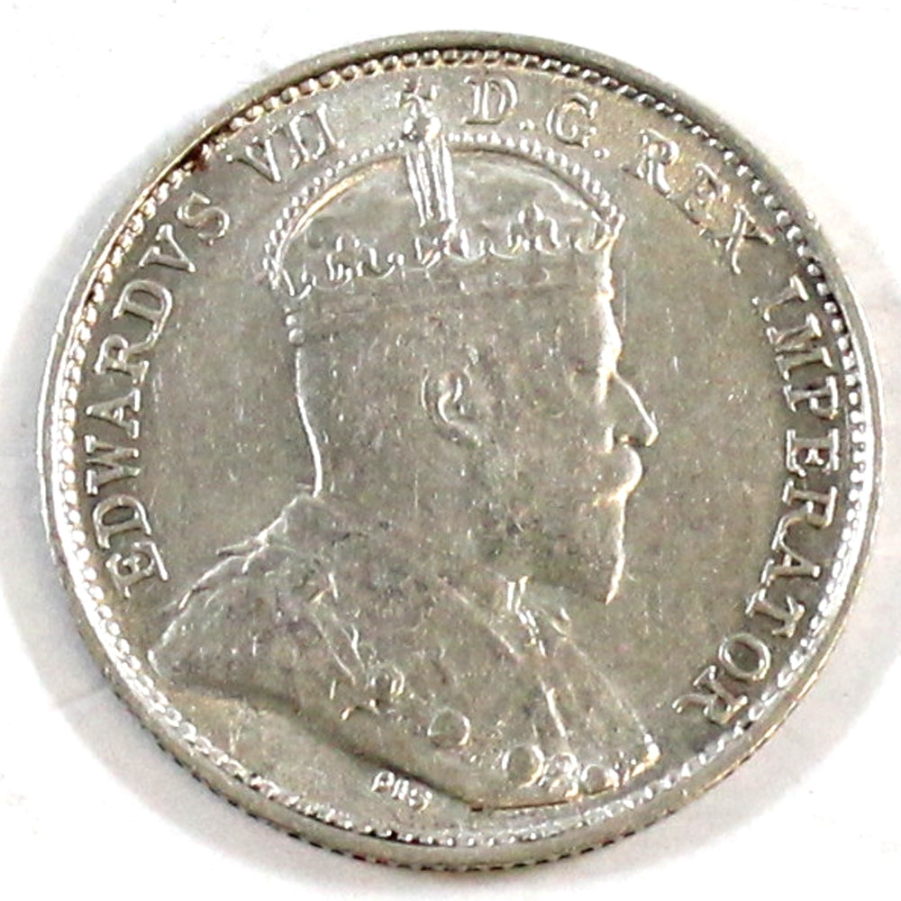 1903H Small Recut H Canada 5-cents EF-AU (EF45) $