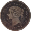 1887 Canada 5-cents F-VF (F15) $