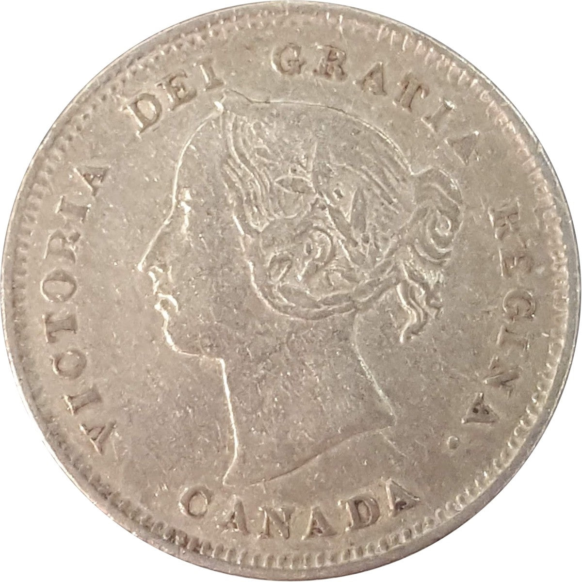 1887 Canada 5-cents VF-EF (VF30) $