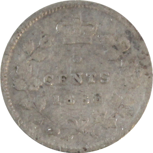 1888 Canada 5-cents Very Good (VG8)