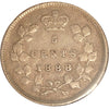 1888 Canada 5-cents F-VF (F15)