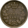1892 Canada 5-cents VF-EF (VF30) $