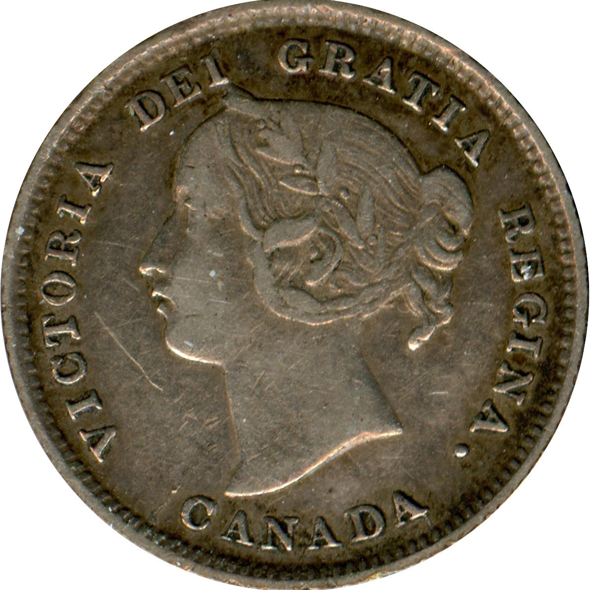 1892 Canada 5-cents VF-EF (VF30) $