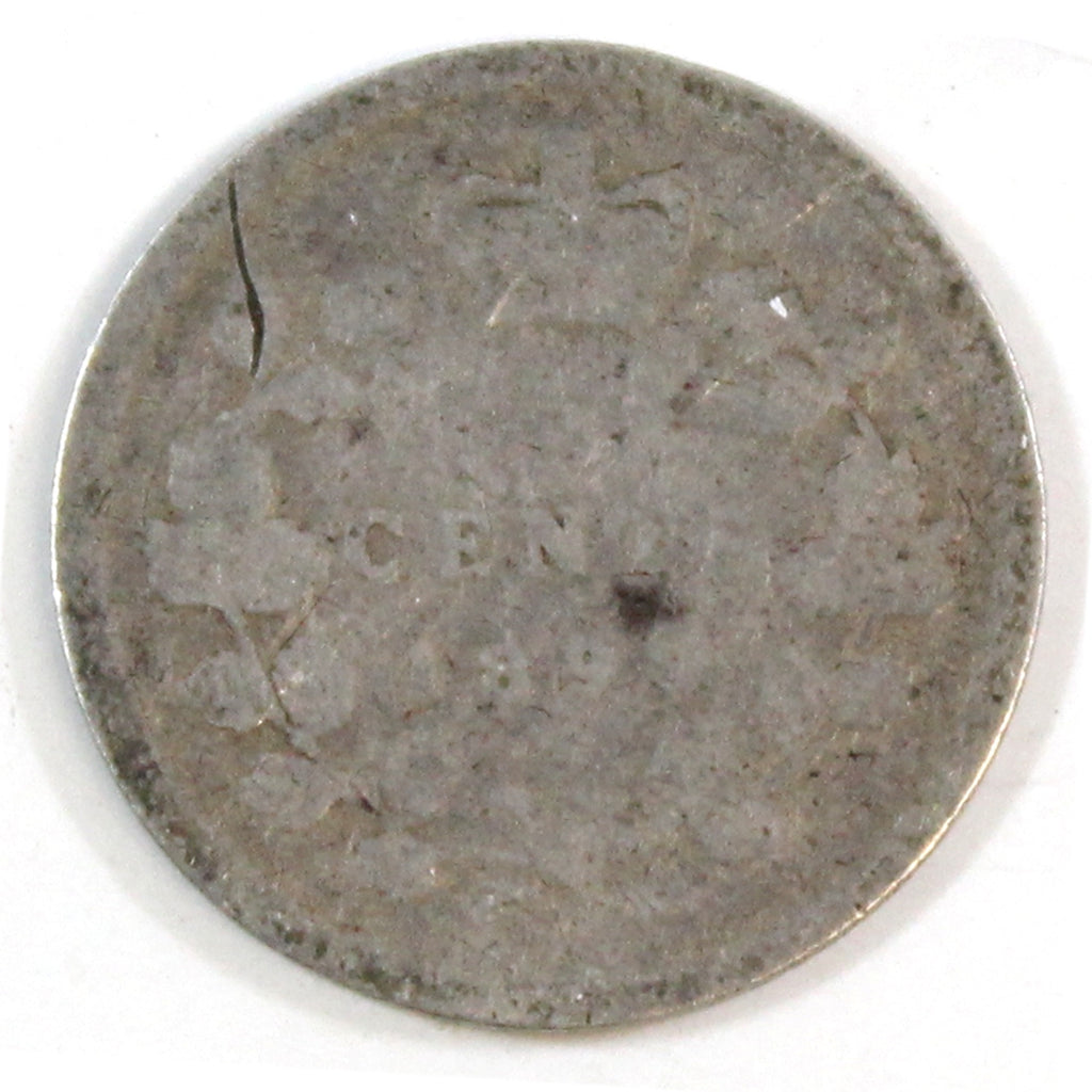 1899 Canada 5-cents About Good (AG3)