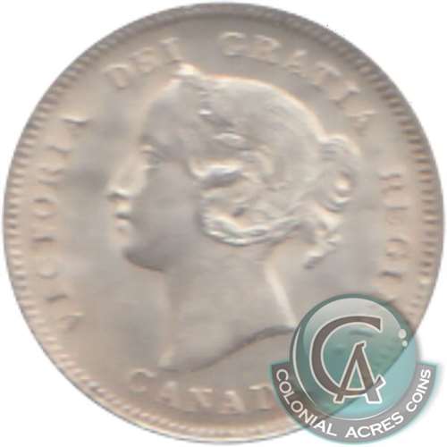 1900 Oval 0's Canada 5-cents Brilliant Uncirculated (MS63) $