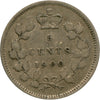 1900 Round 0's Canada 5-cents Very Fine (VF20) $