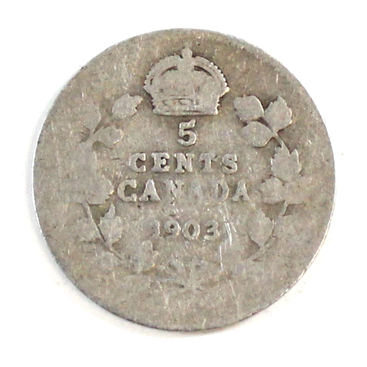 1903 Canada 5-cents About Good (AG3)