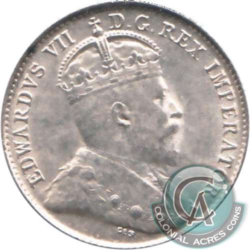 1902H Large H Canada 5-cents UNC+ (MS62) $