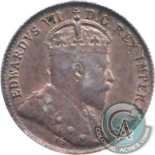 1902H Small H Canada 5-cents Extra Fine (EF40)