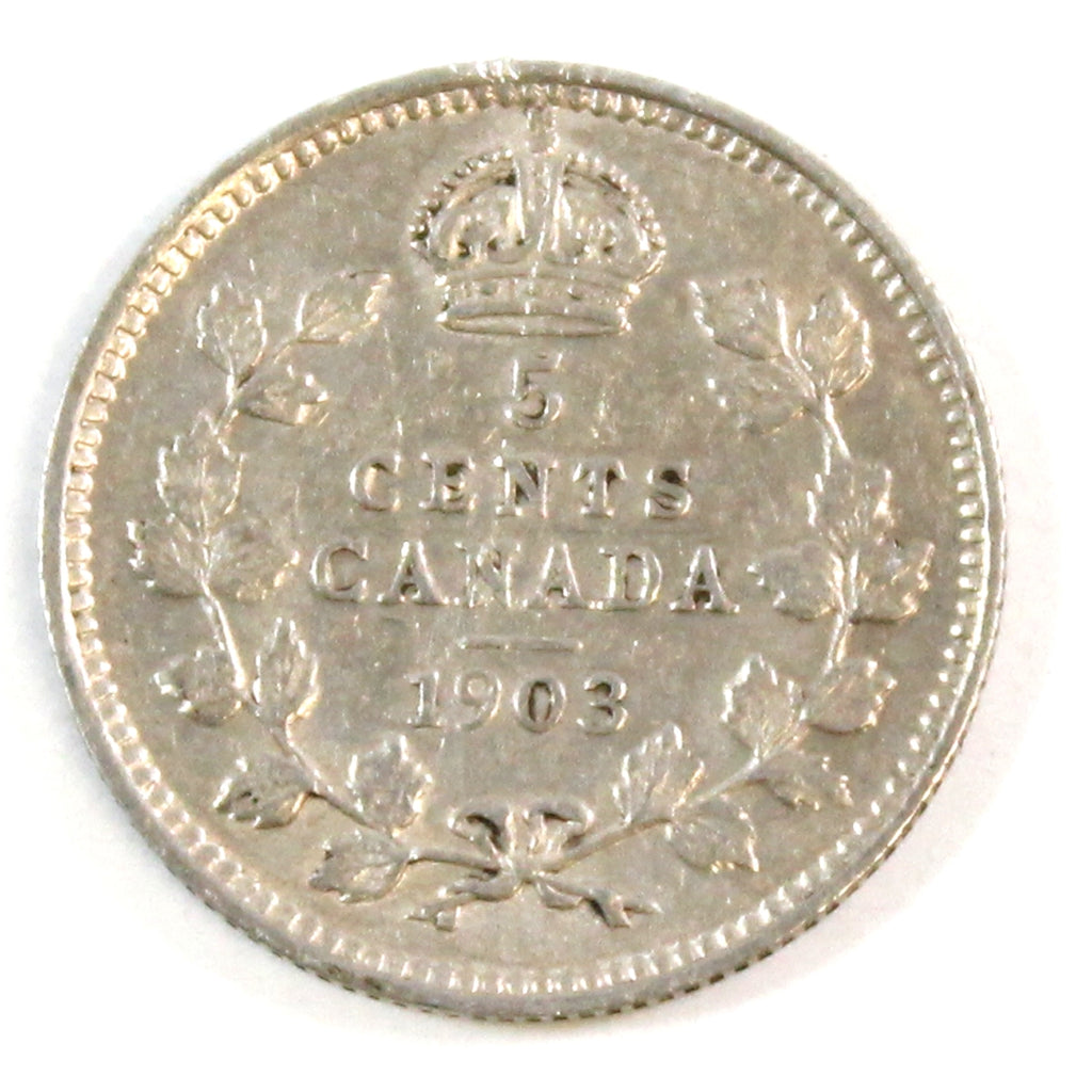 1903 Canada 5-cents Very Fine (VF20)
