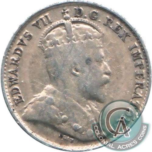 1903H Large H Canada 5-cents VG-F (VG10)