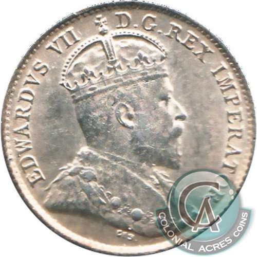 1905 Canada 5-cents EF-AU (EF45) $