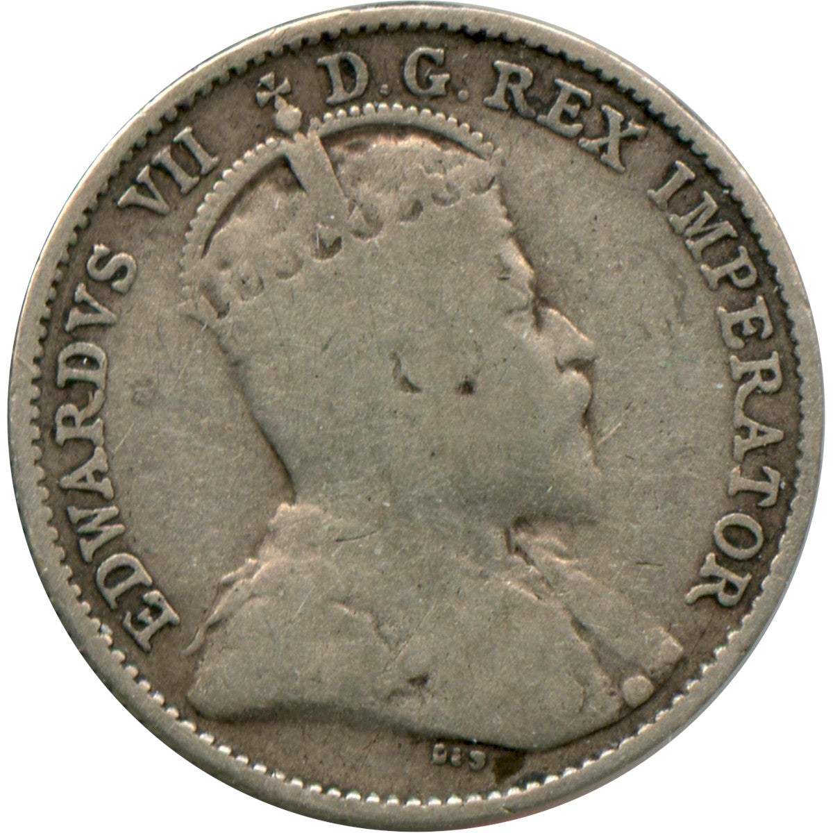1908 Small 8 Canada 5-cents Good (G4)