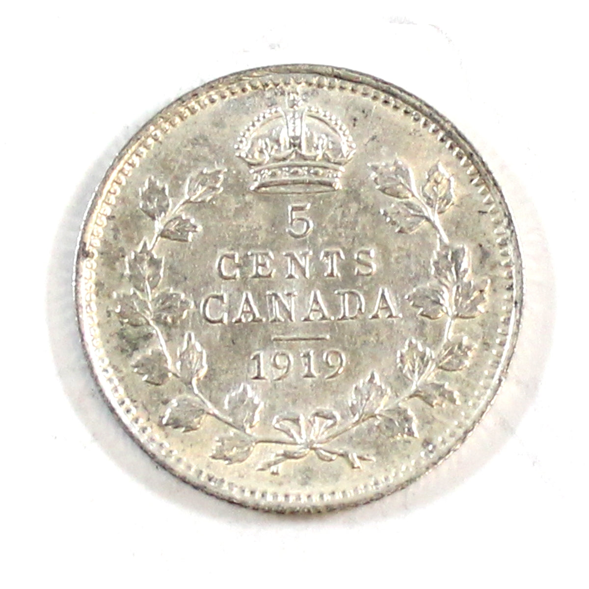 1919 Canada 5-cents Uncirculated (MS60)