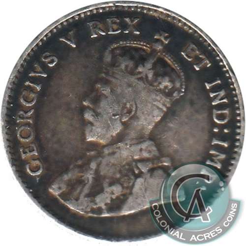 1911 Canada 5-cents VG-F (VG10)