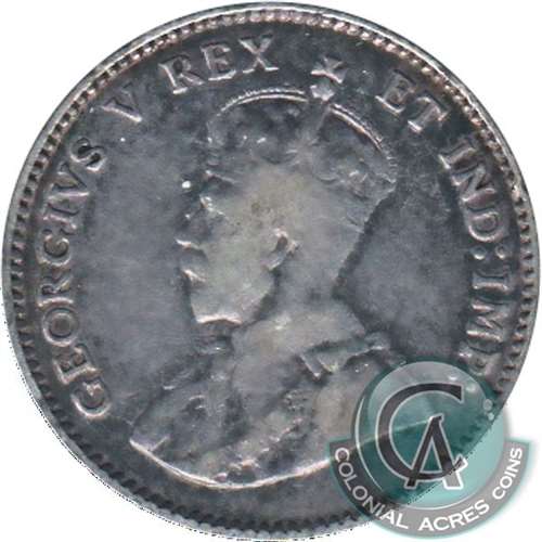 1911 Canada 5-cents Very Good (VG8)