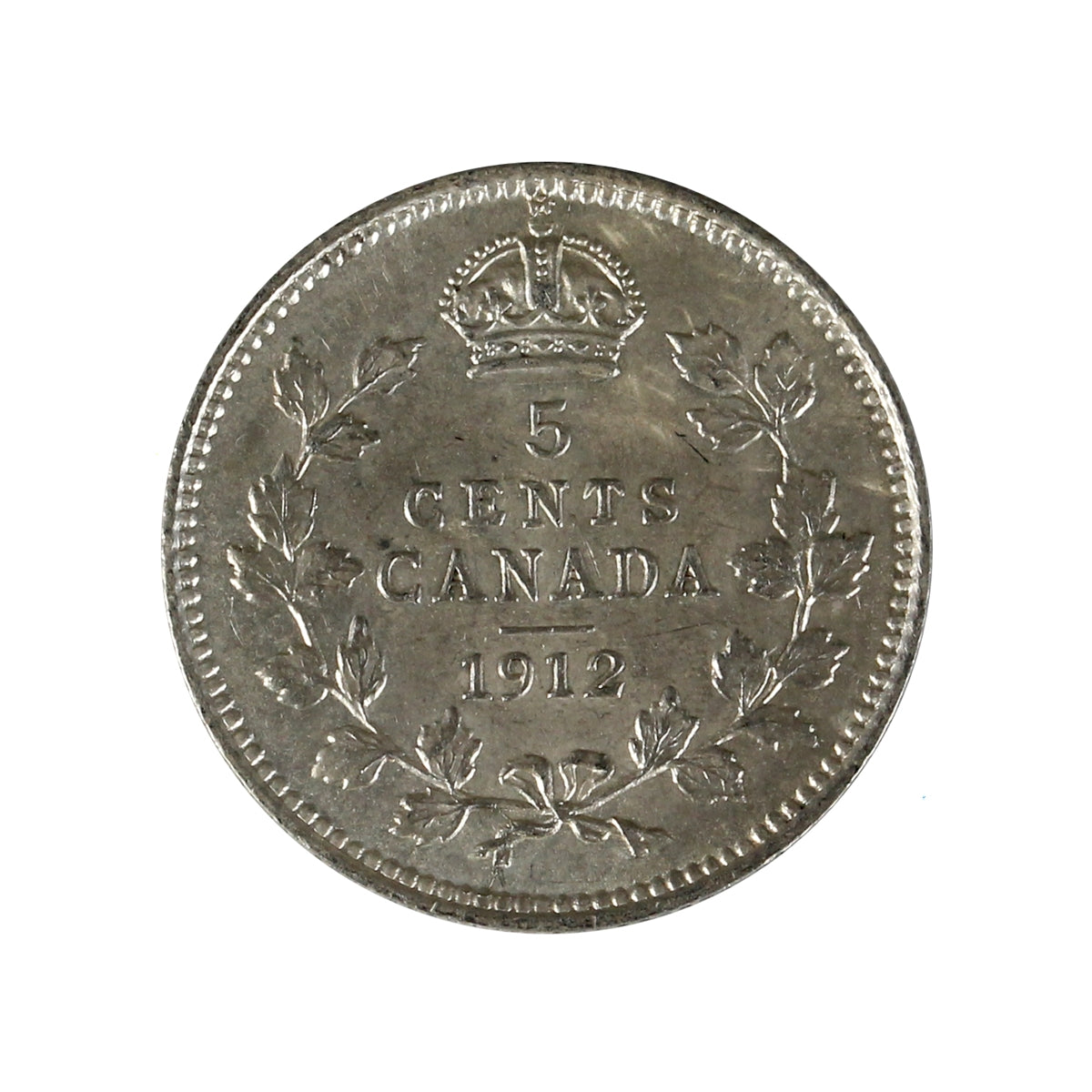1912 Canada 5-cents AU-UNC (AU55)