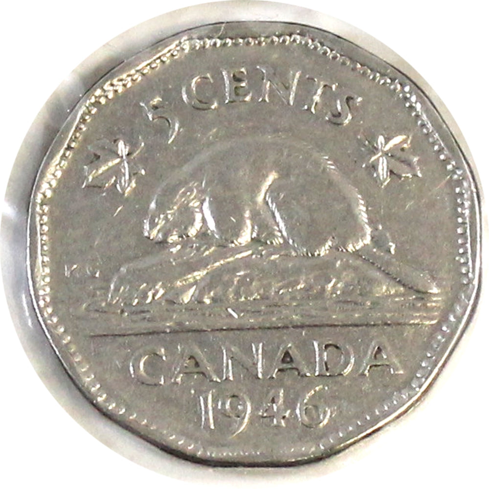 1946 Arrowhead Canada 5-cents VG-F (VG10)