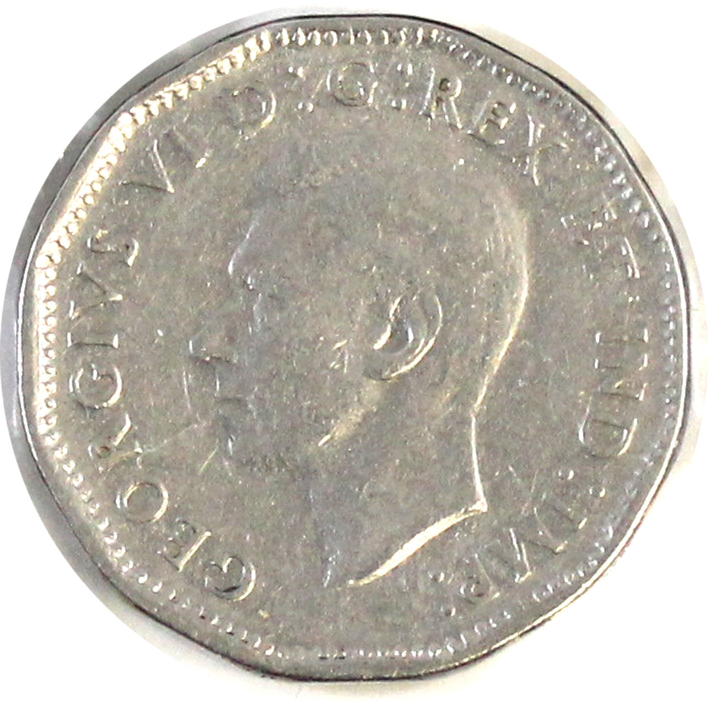 1946 Arrowhead Canada 5-cents VG-F (VG10) – Colonial Acres Coins