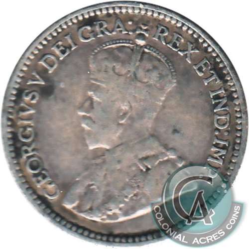 1913 Canada 5-cents Fine (F12)